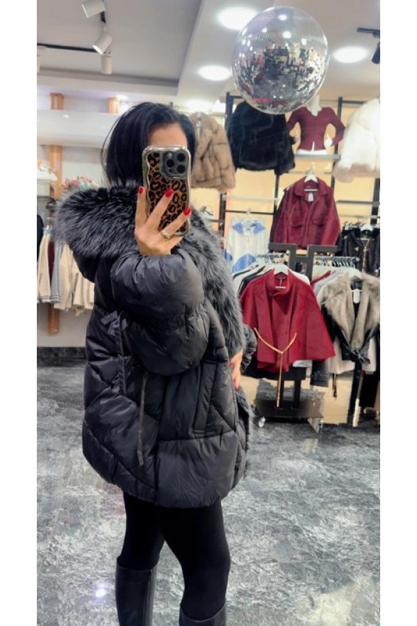 Kürklü Şişme Mont