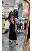Yırtmaçlı Basic Elbise Yırtmaçlı Basic Elbise