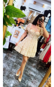 Mini Pinterest Çiçekli Elbise