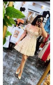 Mini Pinterest Çiçekli Elbise