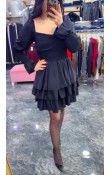 Saten Mini Elbise