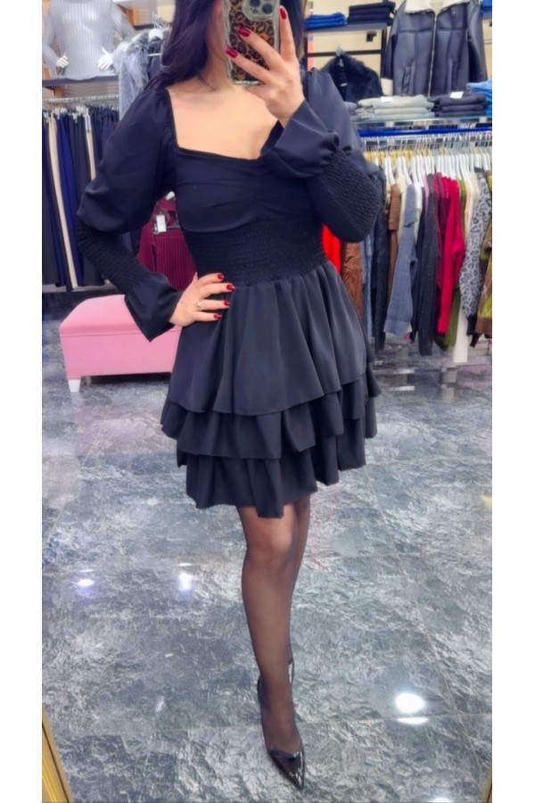Saten Mini Elbise