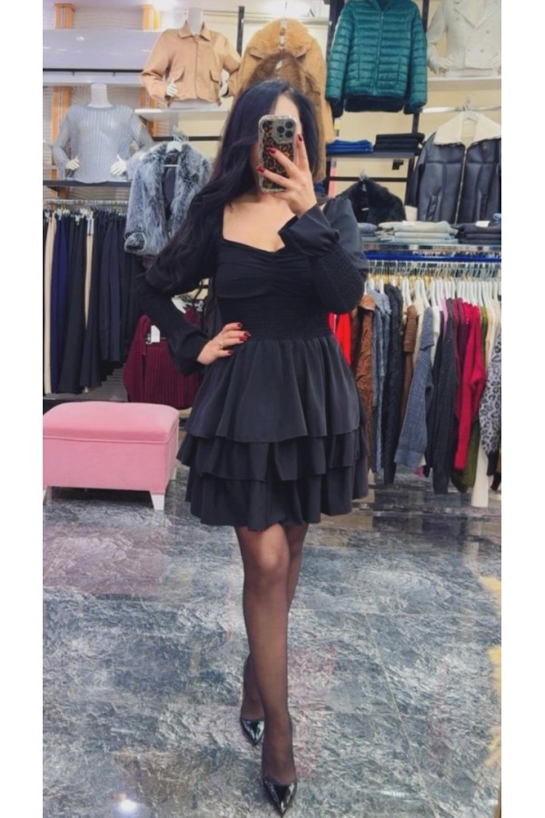 Saten Mini Elbise Saten Mini Elbise