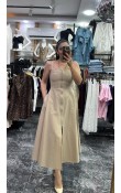 Fermuarlı Maxi Elbise Fermuarlı Maxi Elbise