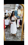 Lastik Kemer Aksesuarlı Maxi Etek Lastik Kemer Aksesuarlı Maxi Etek