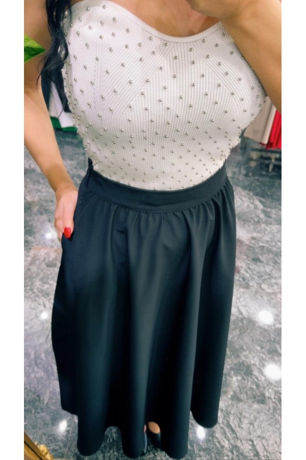 Beli Lastikli Maxi Etek