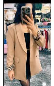 Leopar Detaylı Ceket