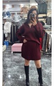 Triko Etekli Takım Triko Etekli Takım
