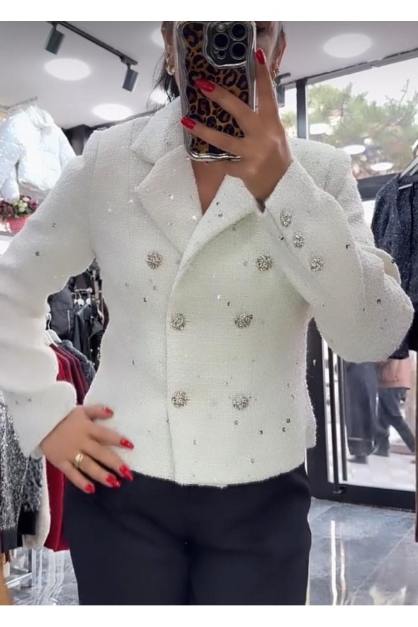 Crop Ceket Crop Ceket