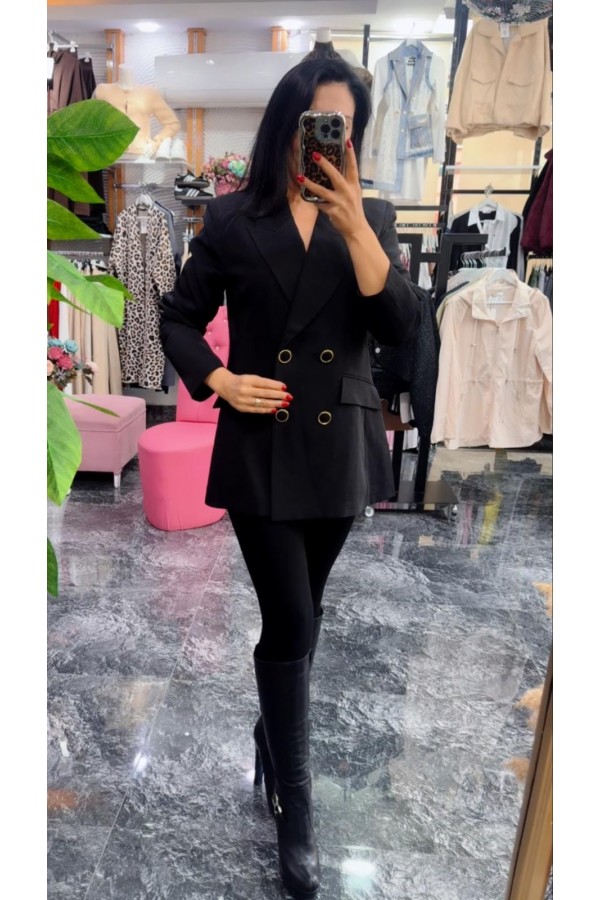 Düğmeli Blazer Cekez