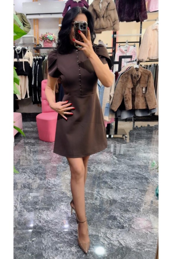 Kahve Tasarım Elbise