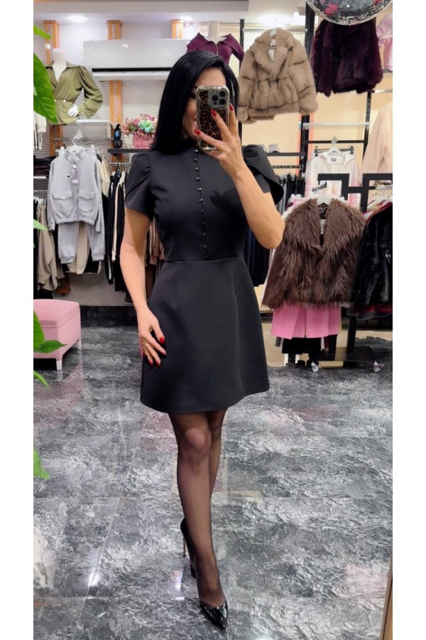 Siyah Tasarım Elbise