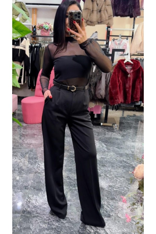 Kemerli Palazzo Pantolon